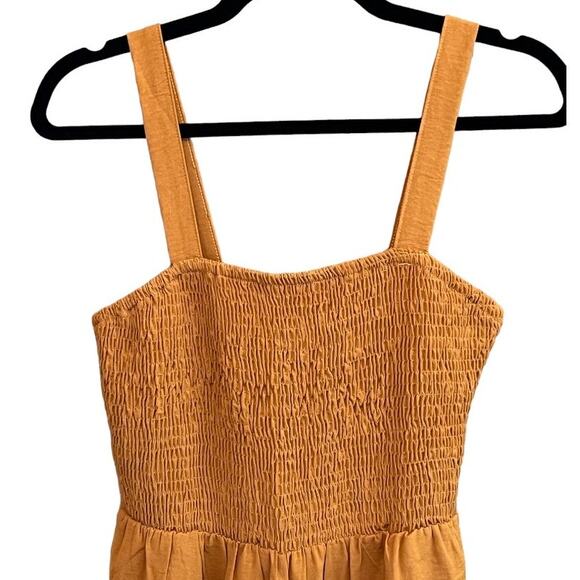 Boho Jumpsuit Mustard Yellow Large - Picture 2 of 6